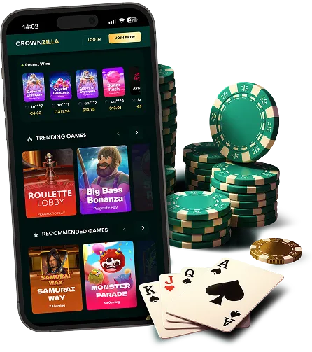 Crownzilla Casino Canada Desktop